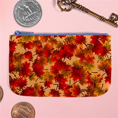 Wallpaper Background Autumn Fall Large Coin Purse by Vaneshart