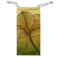 Leaves Design Pattern Nature Jewelry Bag by Vaneshart