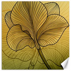 Leaves Design Pattern Nature Canvas 20  X 20  by Vaneshart