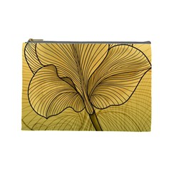 Leaves Design Pattern Nature Cosmetic Bag (large) by Vaneshart