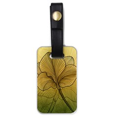 Leaves Design Pattern Nature Luggage Tag (one Side) by Vaneshart