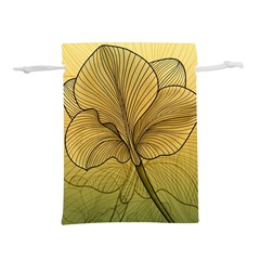 Leaves Design Pattern Nature Lightweight Drawstring Pouch (m)