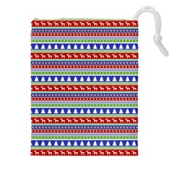 Christmas Digital Paper Drawstring Pouch (4xl) by Vaneshart