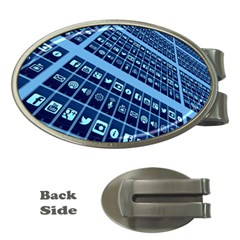 Apps Social Media Networks Internet Money Clips (oval)  by Vaneshart