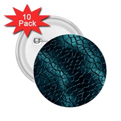 Texture Glass Network Glass Blue 2 25  Buttons (10 Pack)  by Vaneshart