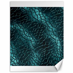 Texture Glass Network Glass Blue Canvas 36  X 48  by Vaneshart