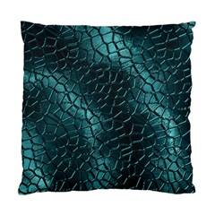 Texture Glass Network Glass Blue Standard Cushion Case (two Sides) by Vaneshart