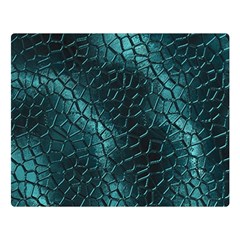 Texture Glass Network Glass Blue Double Sided Flano Blanket (large)  by Vaneshart