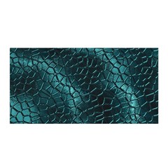 Texture Glass Network Glass Blue Satin Wrap by Vaneshart