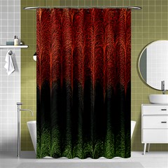 Texture Hatched Stamping Tissue Shower Curtain 48  X 72  (small)  by Vaneshart