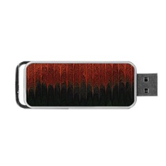 Texture Hatched Stamping Tissue Portable Usb Flash (two Sides) by Vaneshart