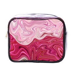 Liquid Marble Trending Abstract Paint Mini Toiletries Bag (one Side) by Vaneshart