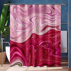 Liquid Marble Trending Abstract Paint Shower Curtain 60  X 72  (medium)  by Vaneshart