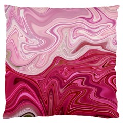 Liquid Marble Trending Abstract Paint Large Cushion Case (two Sides) by Vaneshart