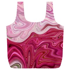 Liquid Marble Trending Abstract Paint Full Print Recycle Bag (xxl) by Vaneshart