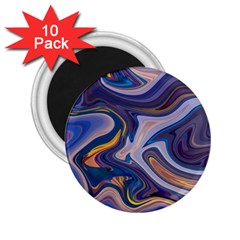 Liquid Marble Background 2 25  Magnets (10 Pack)  by Vaneshart