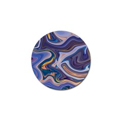 Liquid Marble Background Golf Ball Marker by Vaneshart