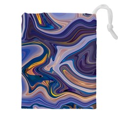 Liquid Marble Background Drawstring Pouch (4xl)