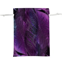 Abstract Form Pattern Texture  Lightweight Drawstring Pouch (xl)