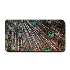 Peacock Feathers Pattern Colorful Medium Bar Mats by Vaneshart