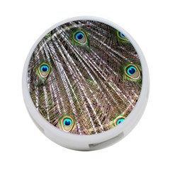 Peacock Feathers Pattern Colorful 4-port Usb Hub (one Side) by Vaneshart