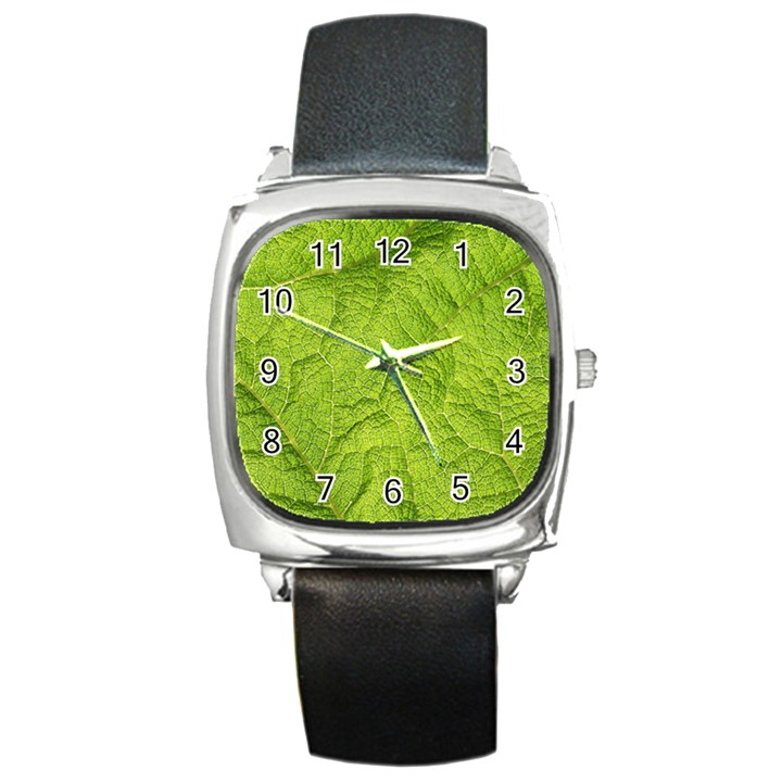 Structure Nature Texture Pattern Square Metal Watch