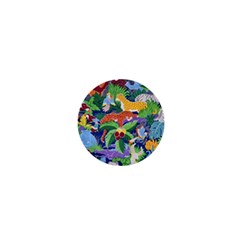 Animated Safari Animals Background 1  Mini Magnets