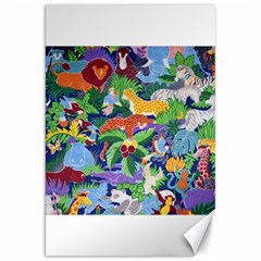 Animated Safari Animals Background Canvas 20  x 30 