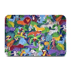 Animated Safari Animals Background Plate Mats