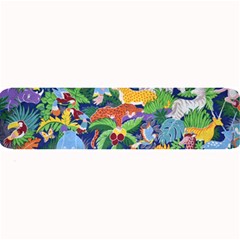 Animated Safari Animals Background Large Bar Mats