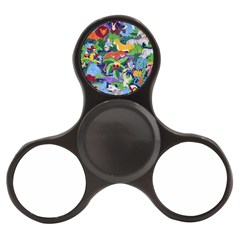 Animated Safari Animals Background Finger Spinner