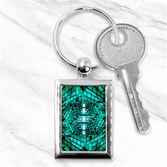 Texture Building Structure Pattern Key Chain (rectangle) by Vaneshart