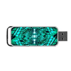 Texture Building Structure Pattern Portable Usb Flash (two Sides) by Vaneshart