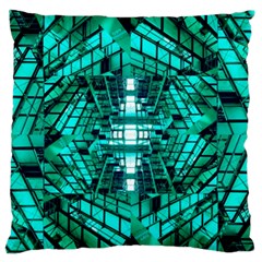 Texture Building Structure Pattern Standard Flano Cushion Case (two Sides) by Vaneshart