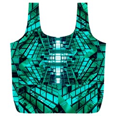 Texture Building Structure Pattern Full Print Recycle Bag (xxl) by Vaneshart