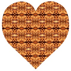 Abstract 48 Wooden Puzzle Heart