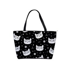 Gothic Cat Classic Shoulder Handbag by Valentinaart