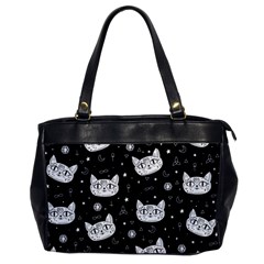 Gothic Cat Oversize Office Handbag by Valentinaart