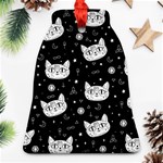 Gothic cat Bell Ornament (Two Sides) Front