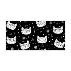 Gothic Cat Yoga Headband by Valentinaart