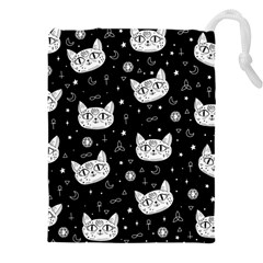 Gothic Cat Drawstring Pouch (4xl)