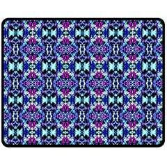 Abstract 49 Double Sided Fleece Blanket (medium)  by ArtworkByPatrick