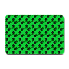 Black Rose Green Small Doormat 