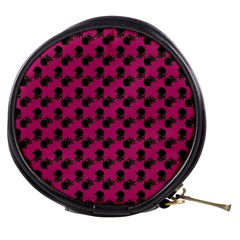 Black Rose Pink Mini Makeup Bag