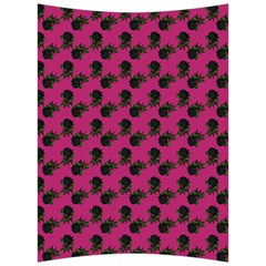 Black Rose Pink Back Support Cushion by snowwhitegirl