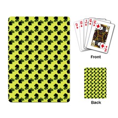 Black Rose Yellow Playing Cards Single Design (rectangle)