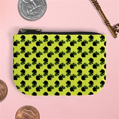 Black Rose Yellow Mini Coin Purse by snowwhitegirl