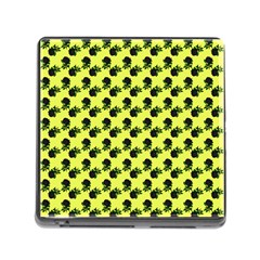 Black Rose Yellow Memory Card Reader (square 5 Slot)