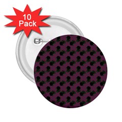 Black Rose Mauve 2 25  Buttons (10 Pack)  by snowwhitegirl