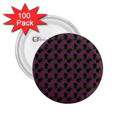 Black Rose Mauve 2 25  Buttons (100 Pack)  by snowwhitegirl